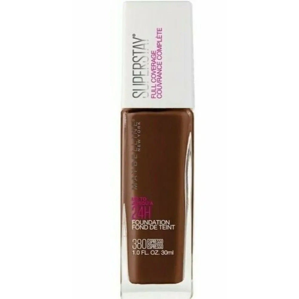 #380 Espresso Maybelline Foundation Super Stay Longwear Liquid Makeup